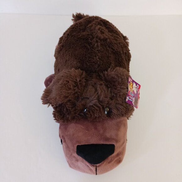 Flip A Zoo Bradley Labrador Brown Dog Rachel White Cat Plush 18" W/ Tag - Picture 4 of 14